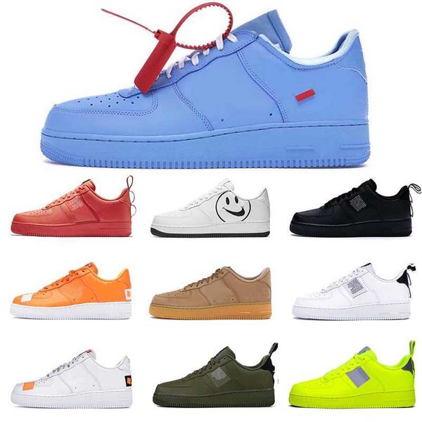 

wholesale 2020 one dunk 1 running shoes mens women utility white black orange red trainer flax wheat blue pink off women sports sneakers