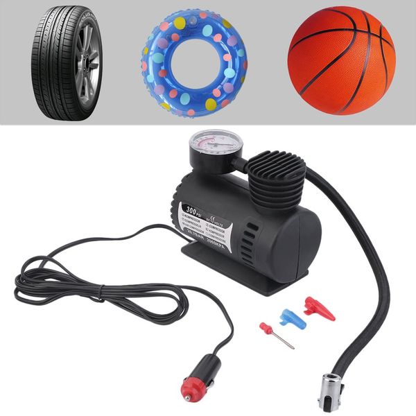 

new mini 12v inflator pump toys sports electric pump portable mini compact compressor tyre air inflator drop shipping