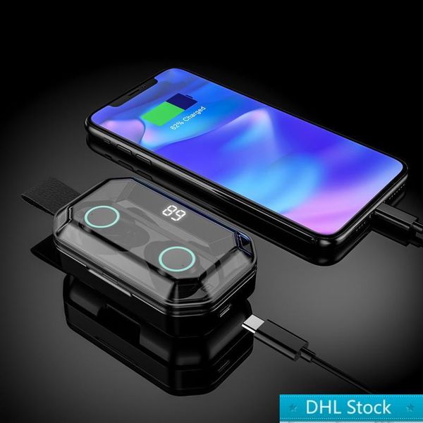 

x6pro tws 5,0 bluetooth наушники bluetooth 5,0 + edr гарнитура водонепроницаемый мини беспроводной наушники беспроводные headphonesi7i7minii