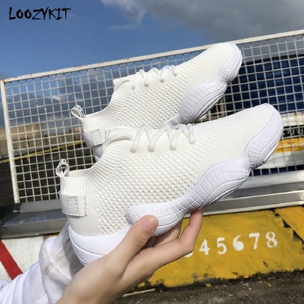 

loozykit 2019 women flat sneakers shoes female mesh slip on vulcanized ladies fashion casual shoes mesh breatnable sports