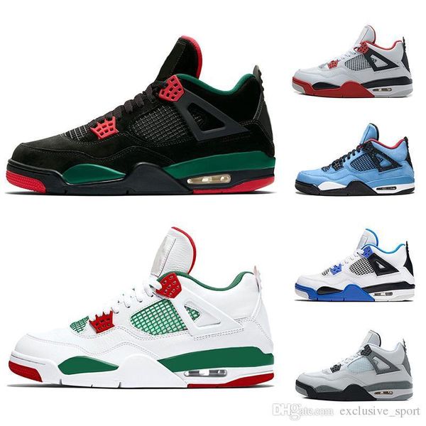 

новый 2019 4 4s мужчины баскетбольные кроссовки og bred кактус джек хьюстон ойлерз татуировки для синглов day raptors белый цемент дизайнер