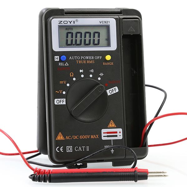RICHMETERS VC921 Mini Digital Multimeter True-RMS Auto Range Frequency AC/DC …