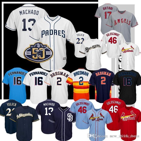 

Manny Machado 13 Jose Fernandez 16 Paul St. Louis Goldschmidt 46 Alex San Diego Bregman 2 Christian Yelich Miami 22 Marlins Padres