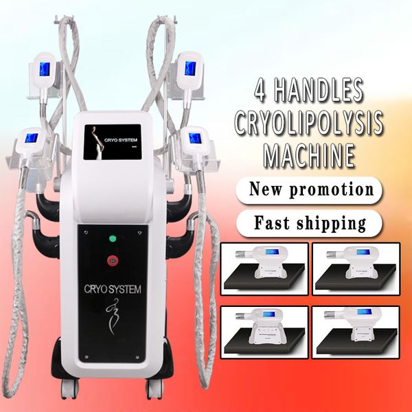 

professional 4 treatment handles criolipolisis machine cryolipolysis cooling fat ing machine beauty machine for beauty salon