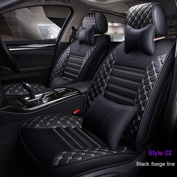 

2019 luxury pu leather car seat covers for toyota corolla camry rav4 auris prius yalis avensis suv auto interior accessories