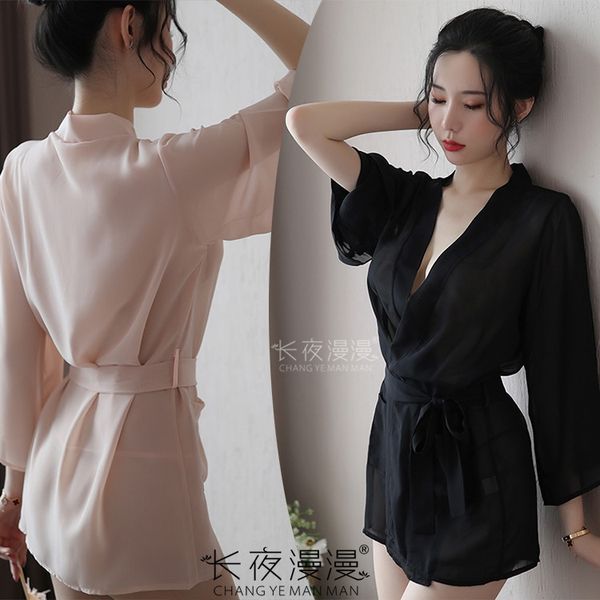 

сексуальное нижнее белье горячие пижамы nightdress set factory direct женщин sexy прозрачное temptation поколение, Black;red