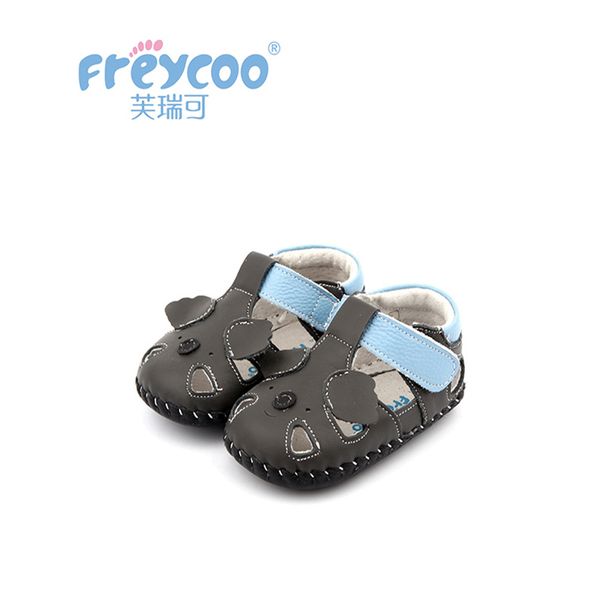 

freycoo 2018 new summer spring kids shoes baby toddler for girls cowskin genuine leather cack shoes 1258