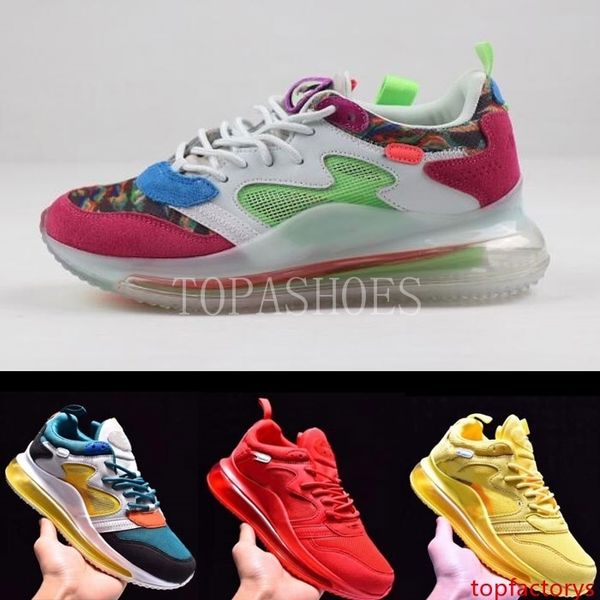 

react obj utility men women running shoes black triple core white university red olive volt habanero flair sneakers 36-46