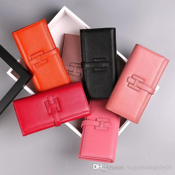 

designer luxury handbags purses womens genuine leather money clip designer card holder woman luxury wallet cute purse, Red;black
