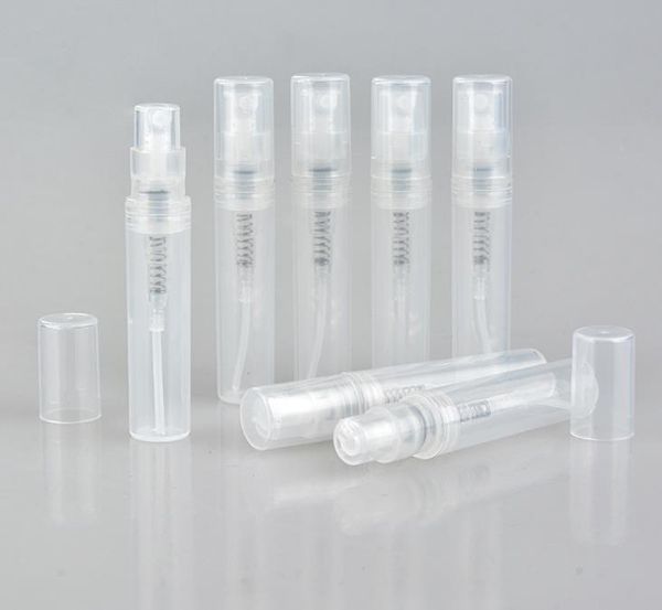 mini-1200pcs / lote pulverizar garrafas forma caneta frasco de perfume de plástico de 3 ml pequenos frascos de perfume de exemplo para venda SN4312