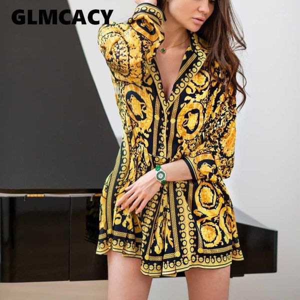 

women vintage long sleeve shirt mini dress spring women scarf printed dashiki dress pleated hem elegant party vestidos1, Black;gray