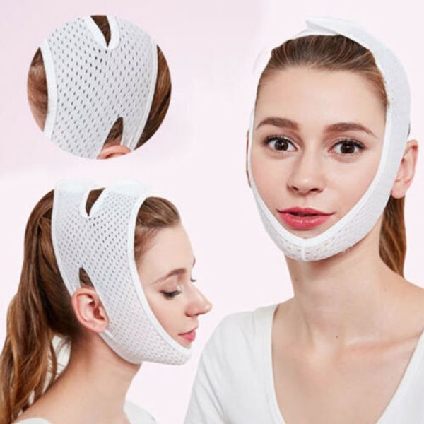 

useful chin cheek lift up slimming v face slim mask ultra-thin belt strap band s