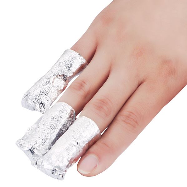 

nail remover with cotton foil paper remove ptherapy nail polish adhesive tin foil 100 pieces