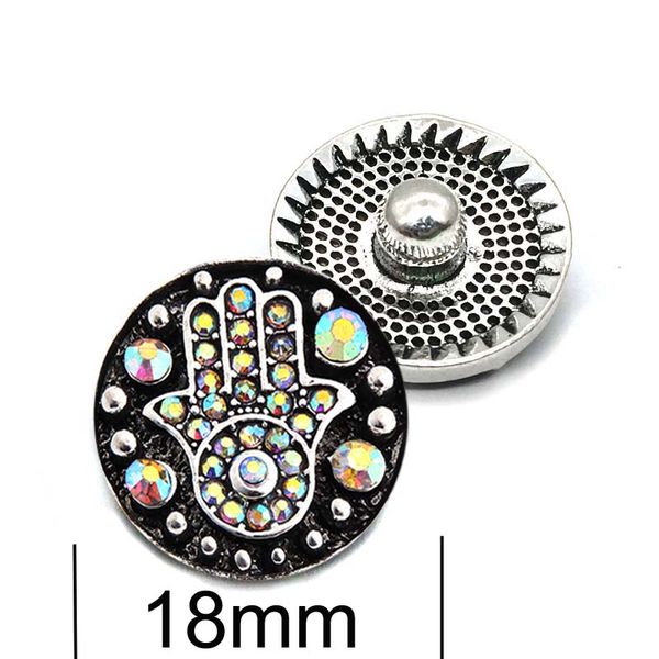 

luwellever 029 flower 3d 18mm 25mm metal snap button for bracelet necklace interchangeable jewelry women accessorie findings