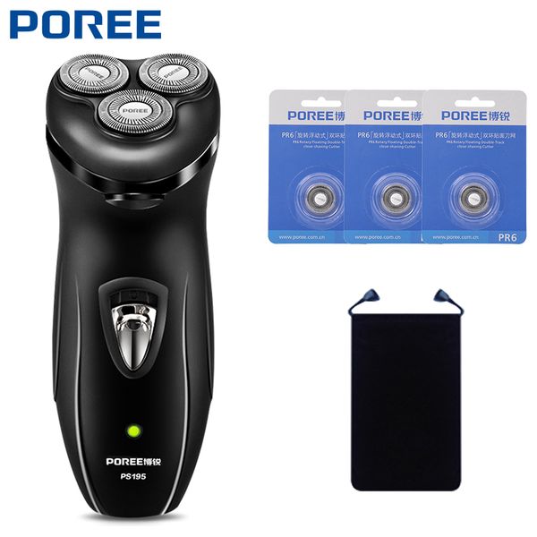 

ps195 afeitadoras electricas de hombre 3d triple floating blade heads shaving machine for men waterproof for wet and dry bikini
