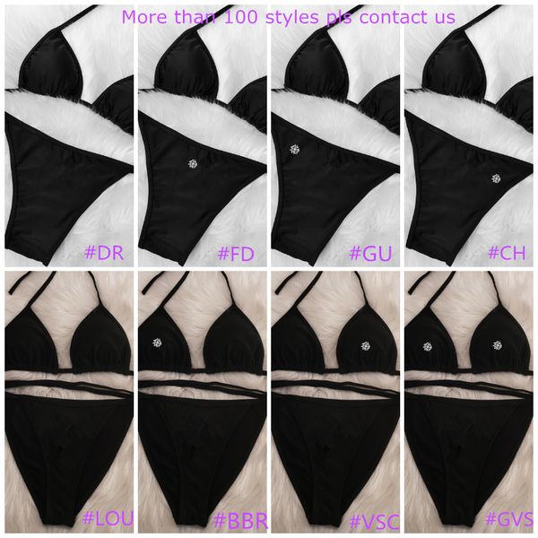 

смешайте 100 стили моды купальники бикини set для женщин девочка купальник с pad бинты два-piece три штуки sexy купальный костюм