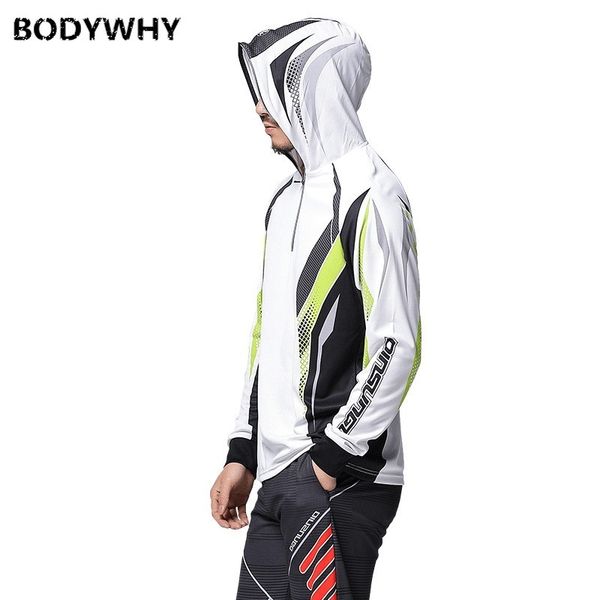 

men's hoodies & sweatshirts mens fishing clothing quick-drying sunscreen summer male breathable sun protection vertical, Black