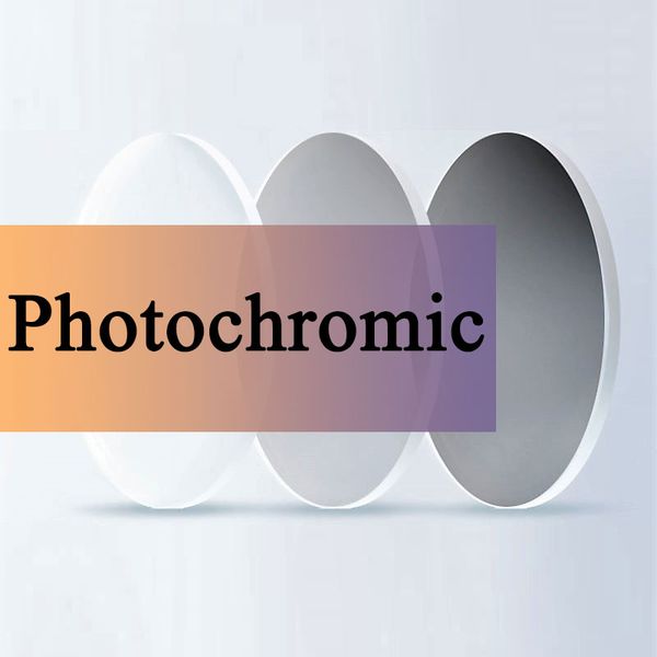 

a pair of optical lens pchromic grey prescription aspheric myopia presbyopia scratch-resistant 1.56 1.61 1.67 index