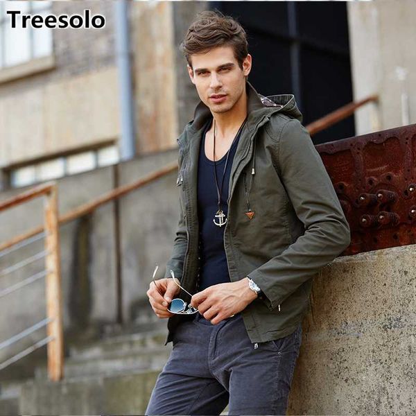 

mens jackets and coats casual army outdoors clothes men's spring autumn hooded jacket windbreakers for men male casual overcoat, Black;brown