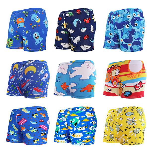 

summer boys swimwear kids cartoon pattern swimming trunks cute swim trunks girls children beach wear summer board swimwear