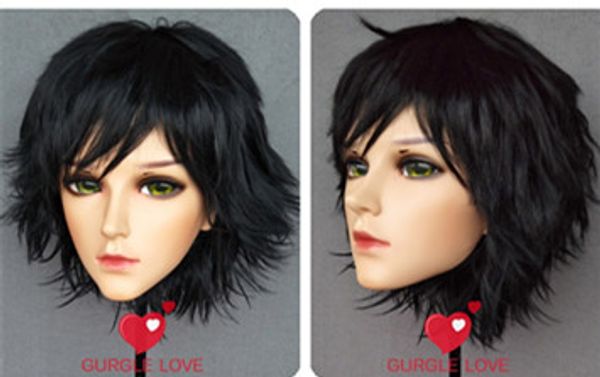 

gl mask 49) real lifesize halloween party bjd baby doll anime mask cosplay kig anime silicone masks cosplay kigurumi cross dressing, Silver