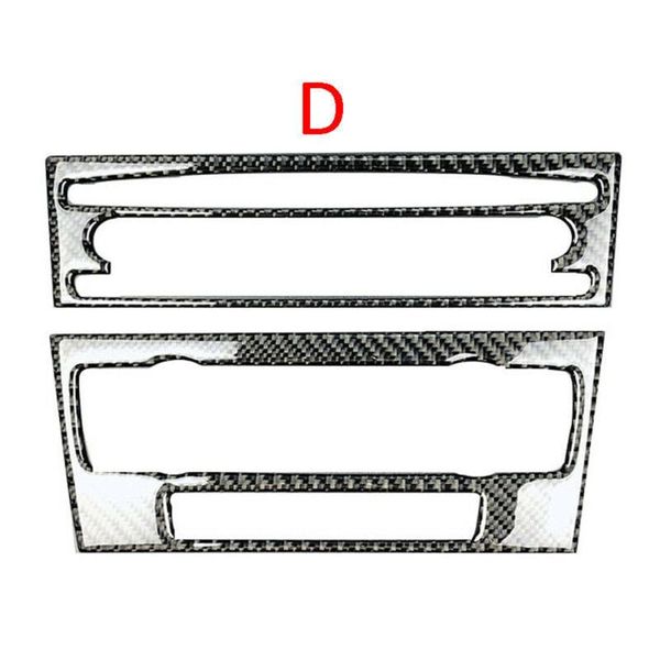 

2pcs cd panel car auto cover trim accessories for 3series e90 e92 e93