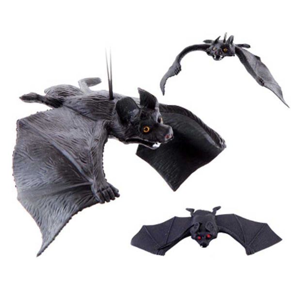 Emulação Halloween Bat Decoração Pingente Hanging Bats Haunted House Bar Partido Fornecedor Início da árvore do jardim Decor engraçados Brinquedos