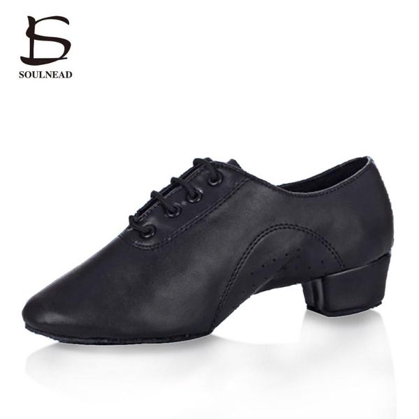 

men's latin dance shoes pu black soft bottom men ballroom tango jazz salsa tap shoes boy's dancing wholesale