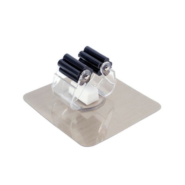 

abs wall mounted traceless sticker mop broom hook holder hanger home tools 1pcs