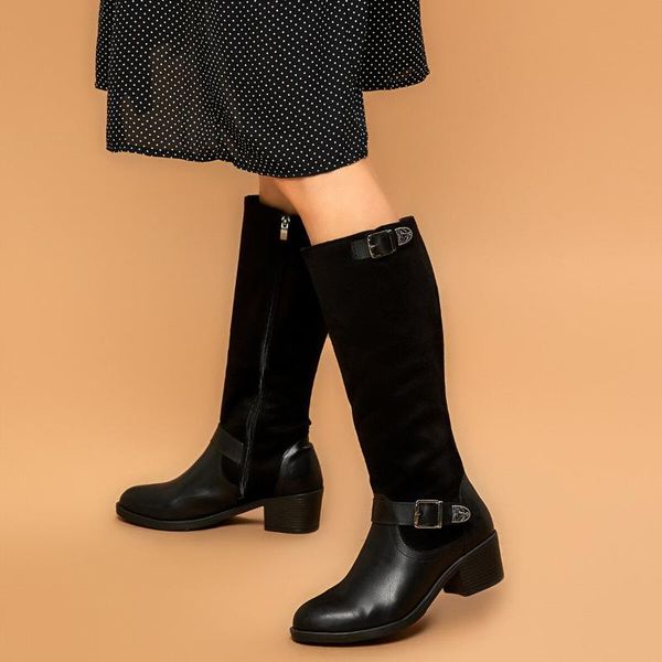 

flo bay black women boots butigo