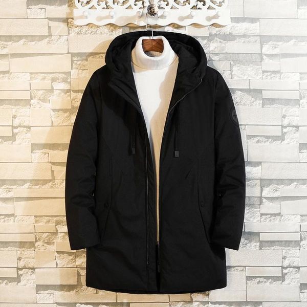 

new big plus size 10xl 9xl 8xl hooded white duck down jacket for men warm down jacket parka winter thick, Black