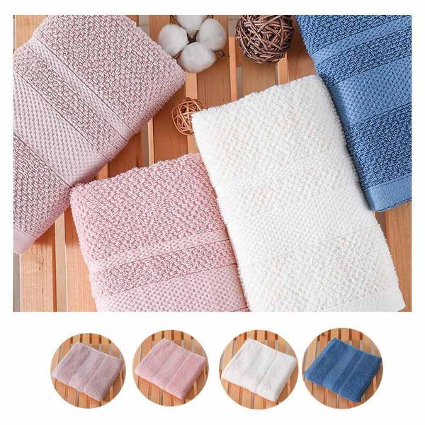 

75 * 35см хлопок быстрой сухой мягкой салфеткой honeycomb жаккардовый дизайн сплошной цвет лица полотенце высокие впитывающие пляж полотенца