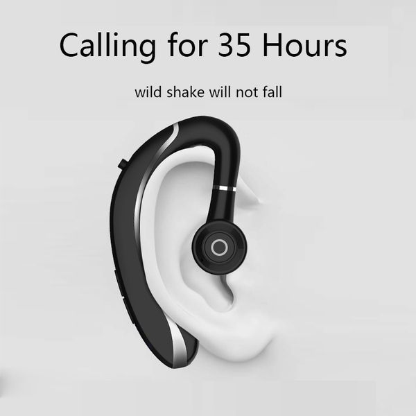 

q10 bluetooth 5.0 100mah long standby earphone ear hook wireless headphones waterproof headset pk v10