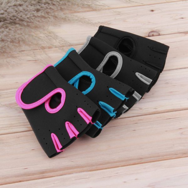 

men women 1pair sports gloves fitness exercise train-ing gym gloves half finger weightlifting multifunction 2018 sale, Blue;gray