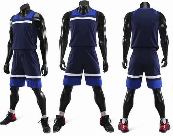 

wholesale customized men basketball uniforms,mens kits sports clothes tracksuits discount boy basketball sets with shorts a12-05, Blue;black
