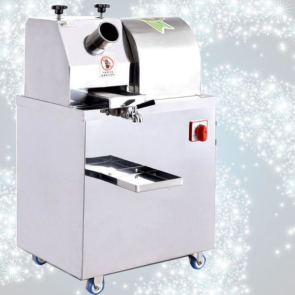 

2020 new 220v vertical automatic electric sugar cane machine commercial sugar cane juicer machine stainless steel