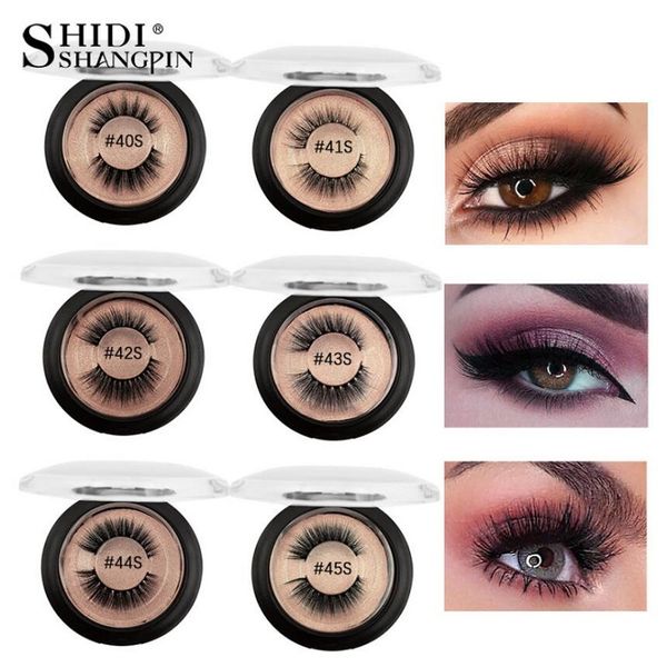 

shidishangpin 1 пара накладных ресниц натуральные 3d ресницы с норкой длинные ресницы maquillaje cilios 3d искусственные ресницы норки
