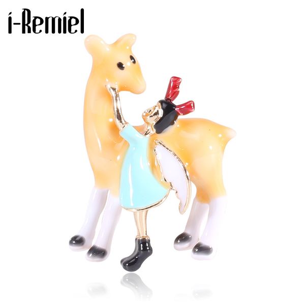 

korean little girl enamel brooches for women animal metal pins scarf buckle badge brooch jewelry luxury clothing accessories, Gray