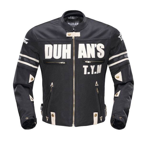 

duhan motorcycle jackets moto jacket men summer guard protection racing jacket motocross breathable protector riding