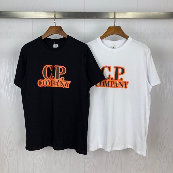 

20ss cp company mens designer t shirts leisure white comic tshirt mens designer printing t shirt luxurious cotton women t-shirt brand shirts, White;black