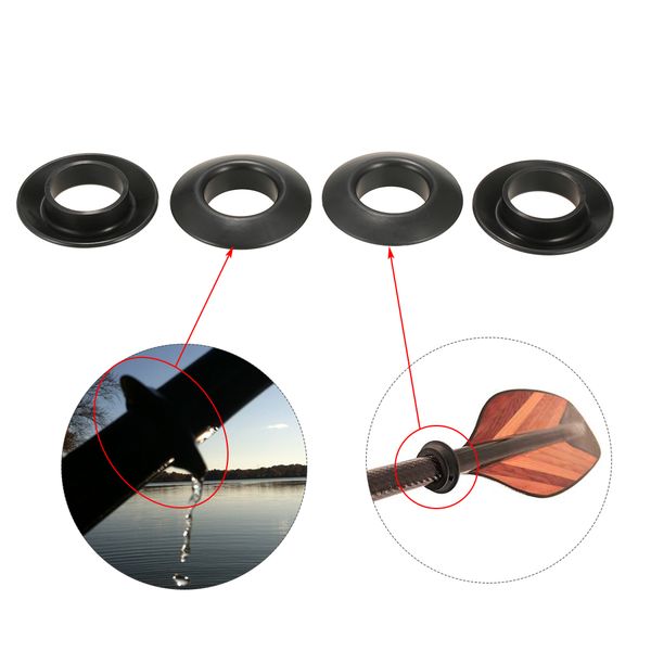 

4pcs universal rings for paddle kayak accessories canoe raft paddle oar drip rings splash guards accessories replacement