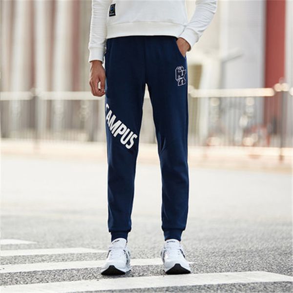 

882129639023 xtep cool hip hop outdoor running sport long cotton sportwears men pants, Black;blue