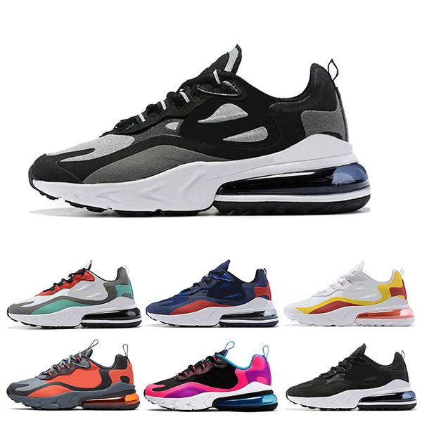 

2022 react mens running shoes dark green black orange grey deep blue hyper pink optical fashion react trainer sports sneakers size 40-46, White;red