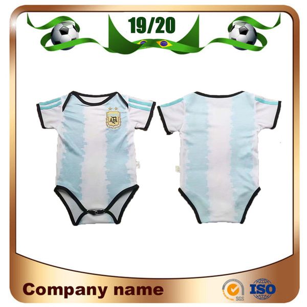 

Argentina Americas Cup Home 2019 Baby Kids Kit Argentina Soccer Jersey 10 Messi Football Clothes 9-18 Months Shirt Uniforms