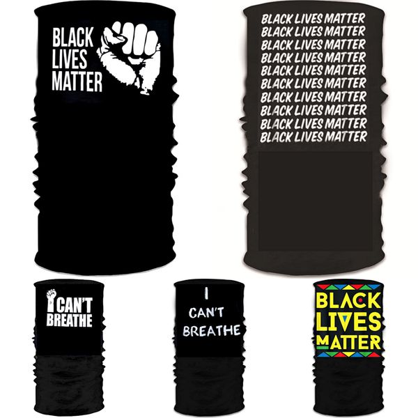 

i cant breathe25x50cm magic headband death knight movie scarf skull skeleton ghost ski cycling headwear headband motorcycle neck ba #664, Black