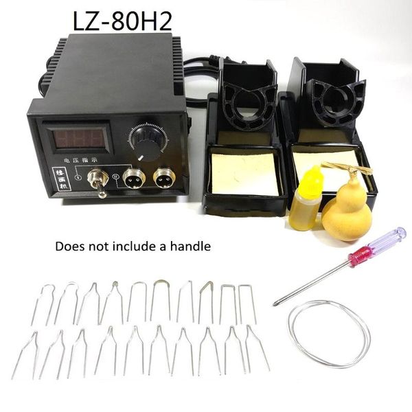 

60w ac 220v digital display wood burner pyrography pen burning machine gourd crafts tool set with eu adapter soldering