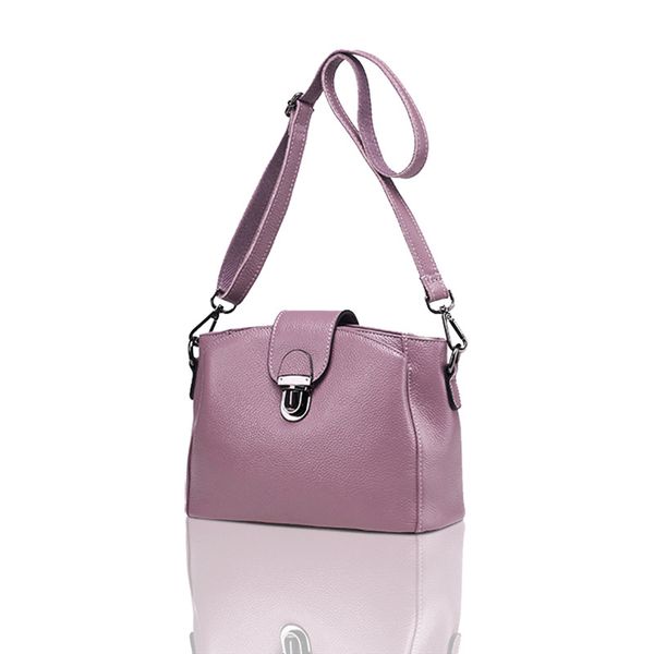 

europe and the united states wind leather women's litchi grain bucket bag single diagonal bag