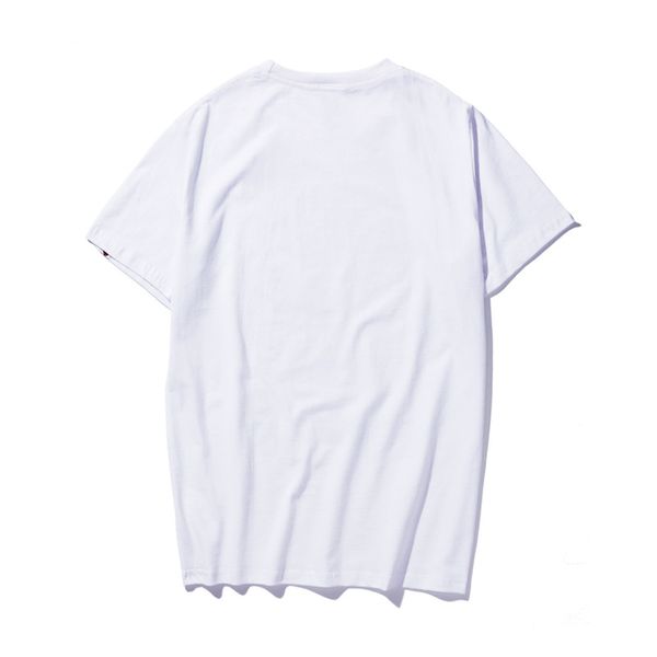 

new fashion t shirt 9bape mens cotton short sleeves a bathing ape tee size m-xxl, Black