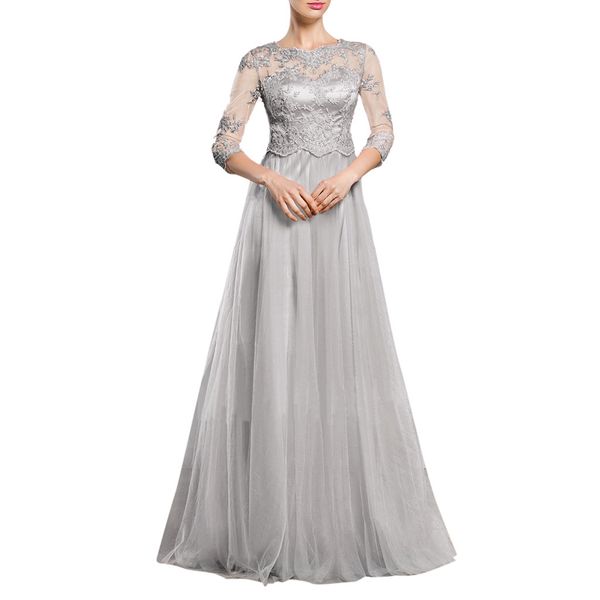 

prom everyday dresses of women dress lace slim sling long silver female party dresses maxi vintage elegant vestido, Black;gray