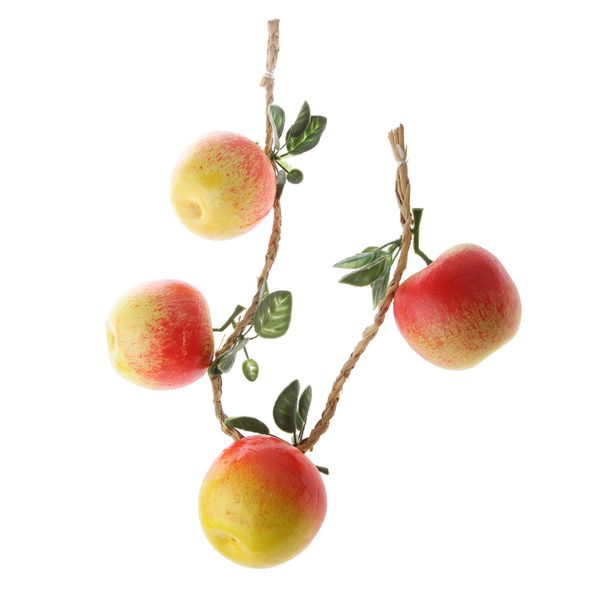 

4шт / string искусственного apple, игрушки фотография prop главный ресторан украшение